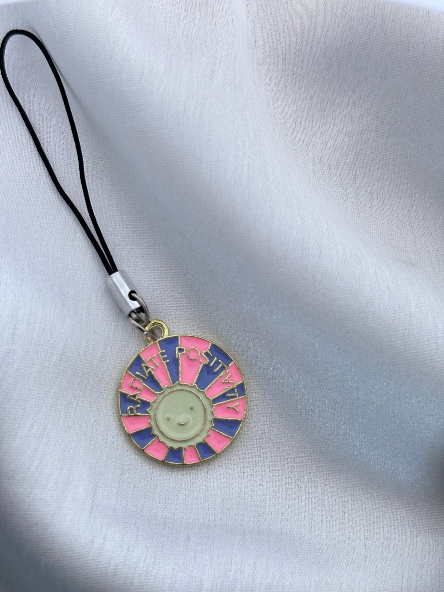 Radiate Positivity Sun Phone Charm