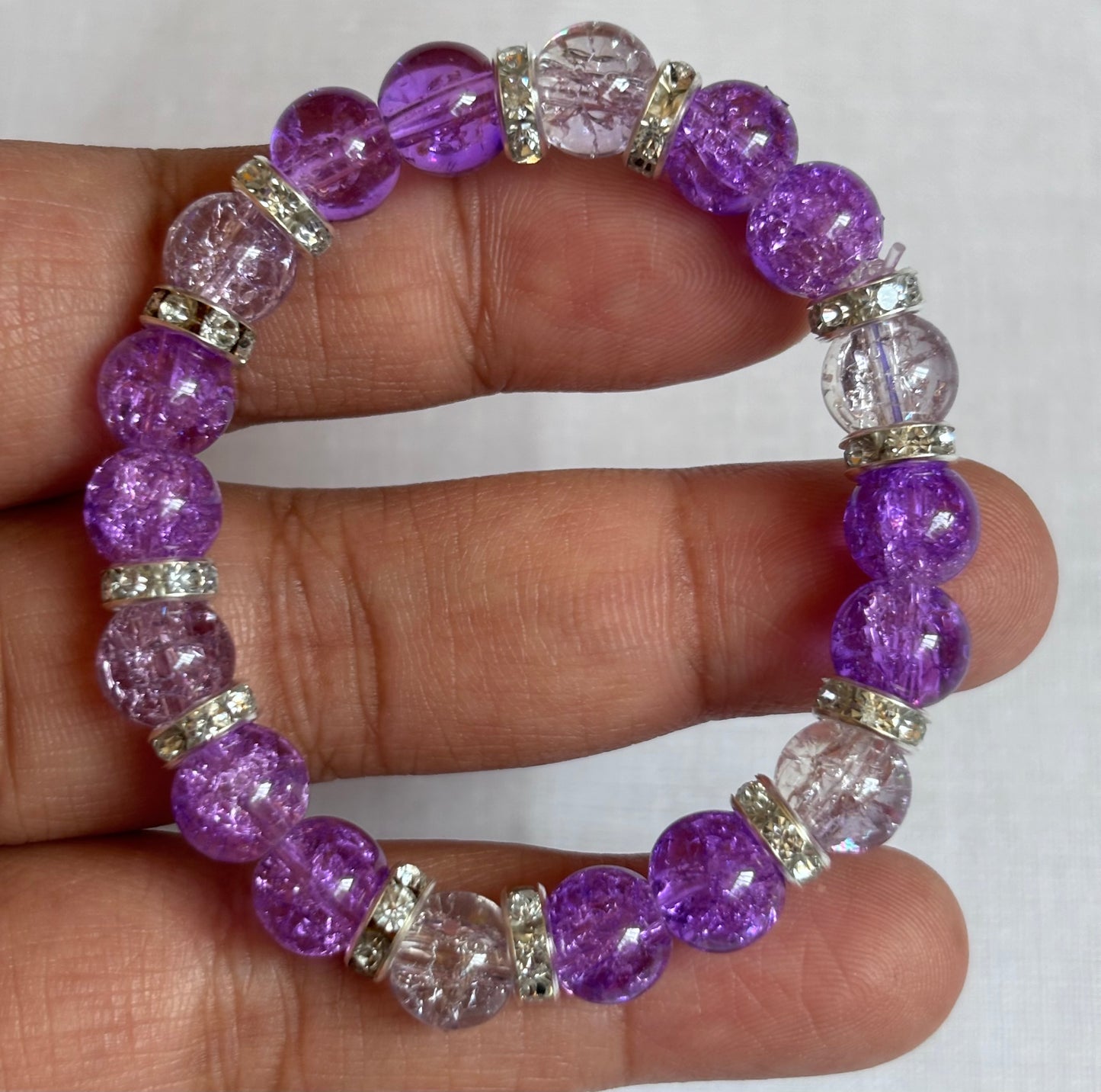 Purple Spacer Bracelet