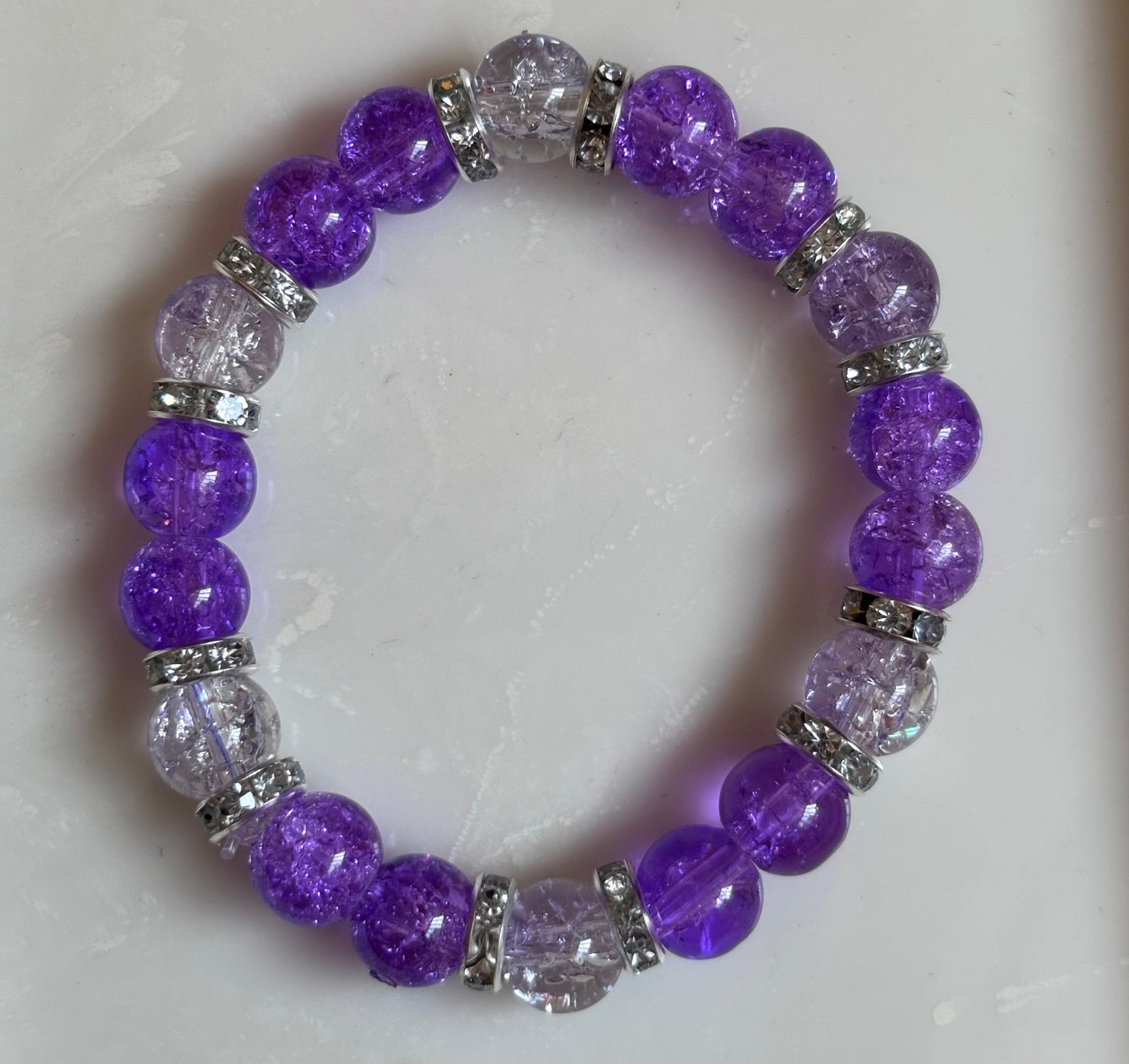 Purple Spacer Bracelet