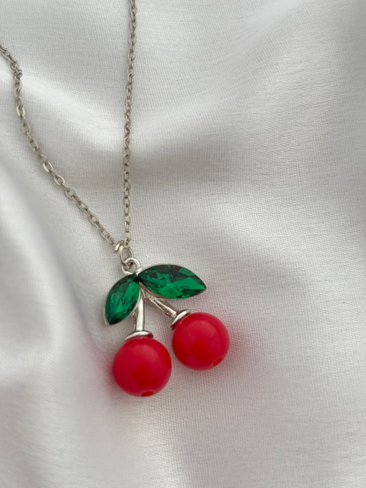 Cherry Pendant Necklace🍒