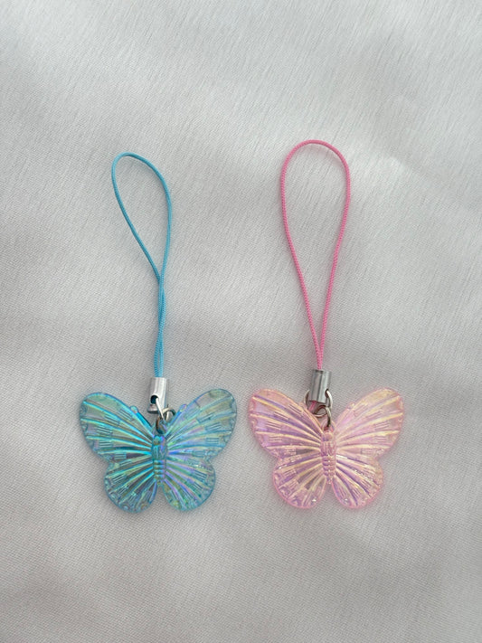 Mini Butterfly Phone Charm