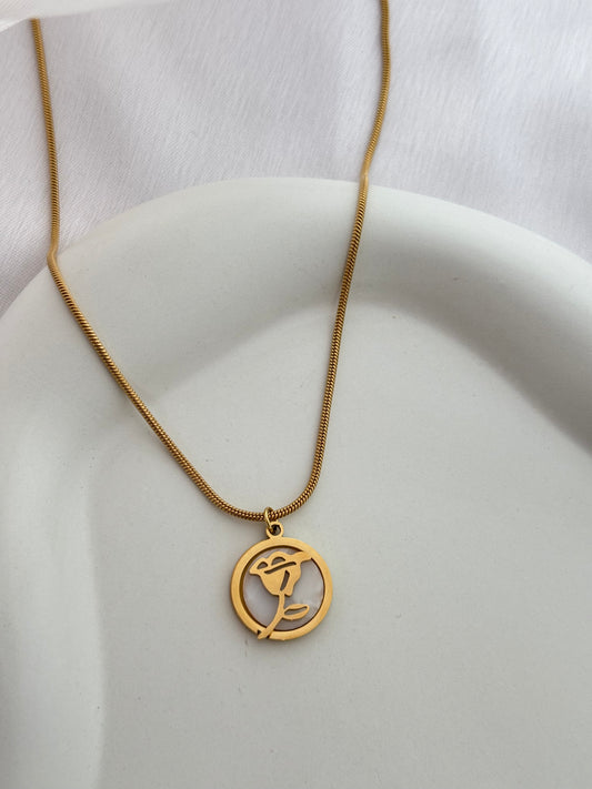 Rose Whispers Pendant Necklace