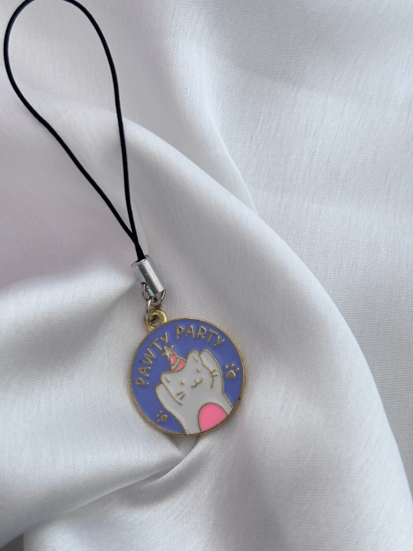 Pawty Party Cat Phone Charm