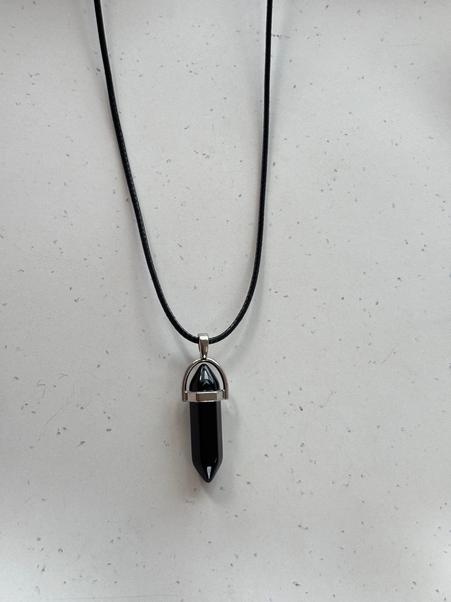 Black Pendant Necklace Cord
