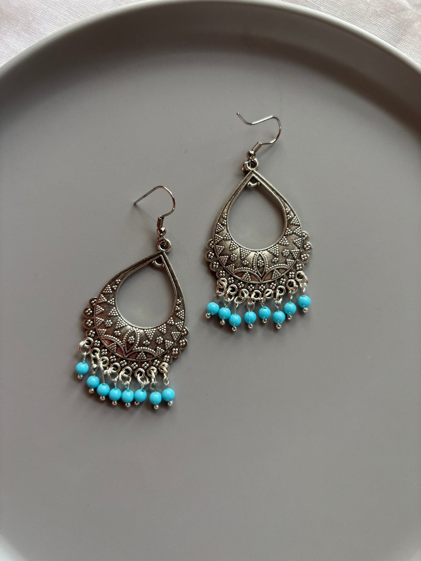 Blue Jhumka