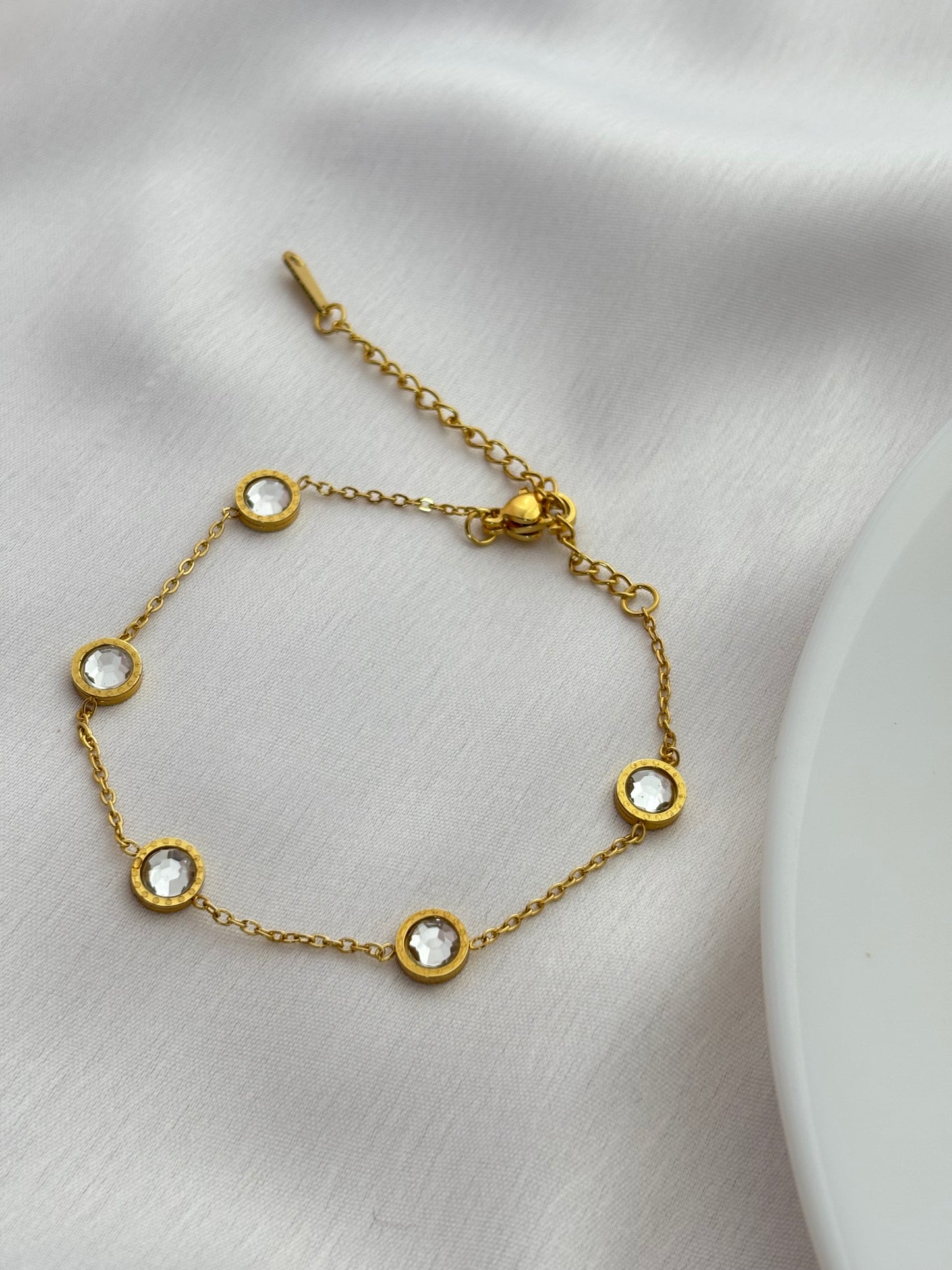 Stainless Steel Gold Bracelet