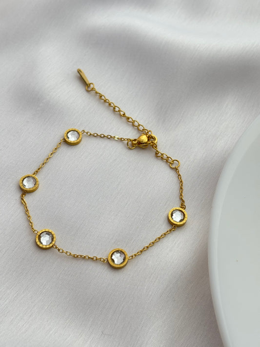 Stainless Steel Gold Bracelet