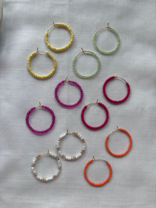 Pair of 6 Hoops