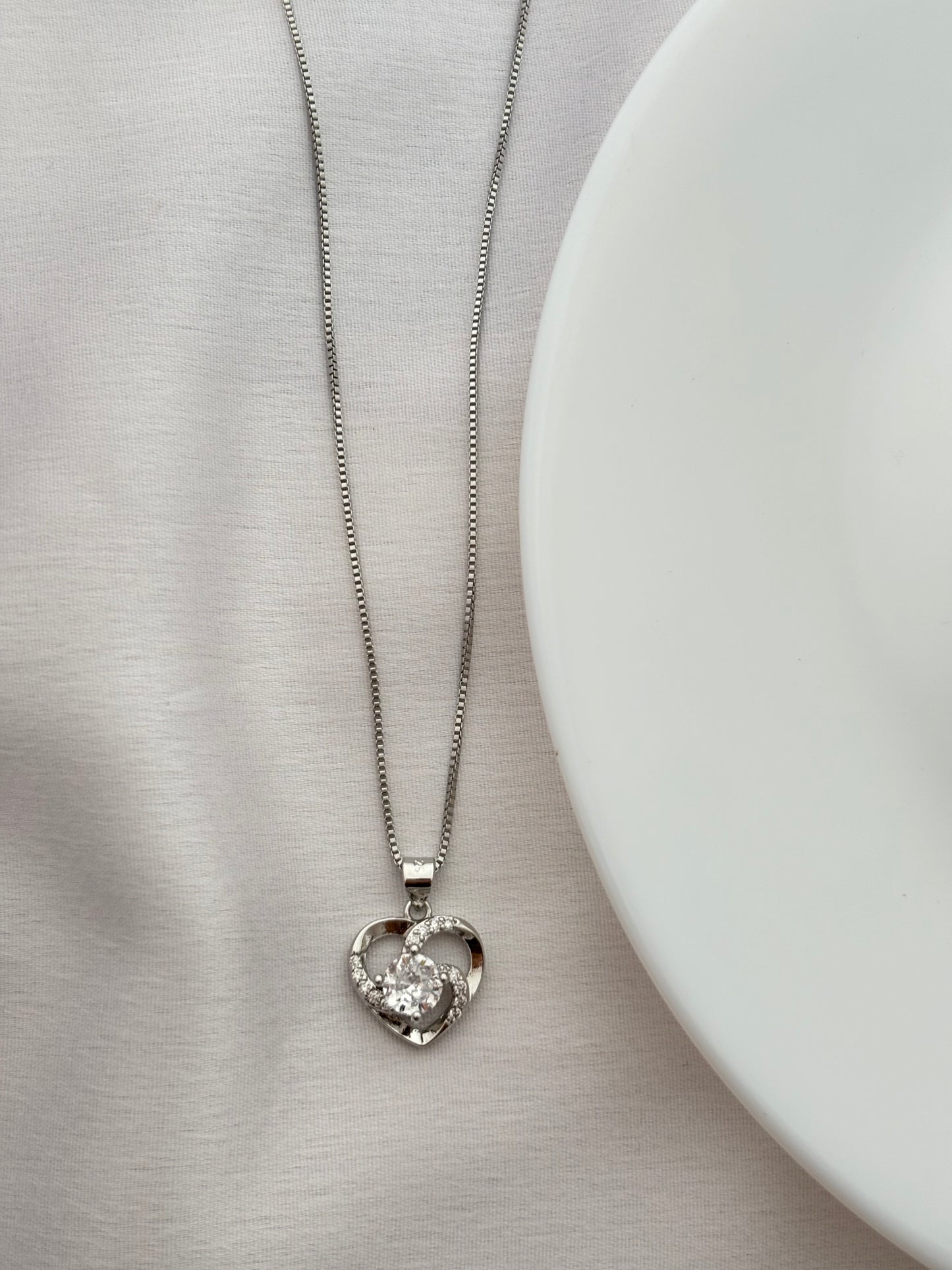 Sparkling Heart Necklace