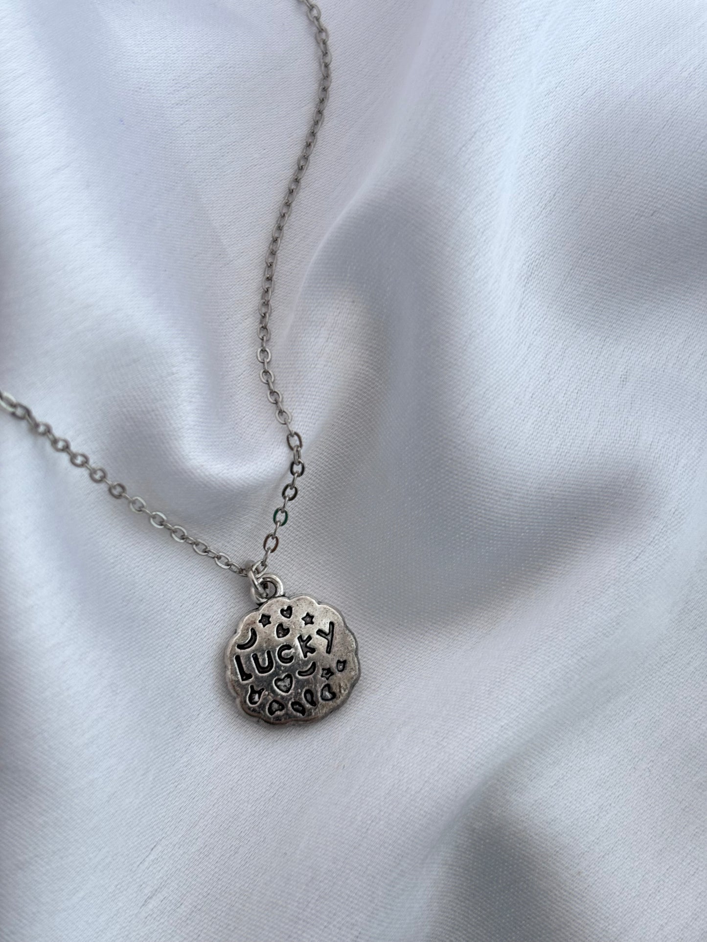 Silver Lucky Charm Necklace