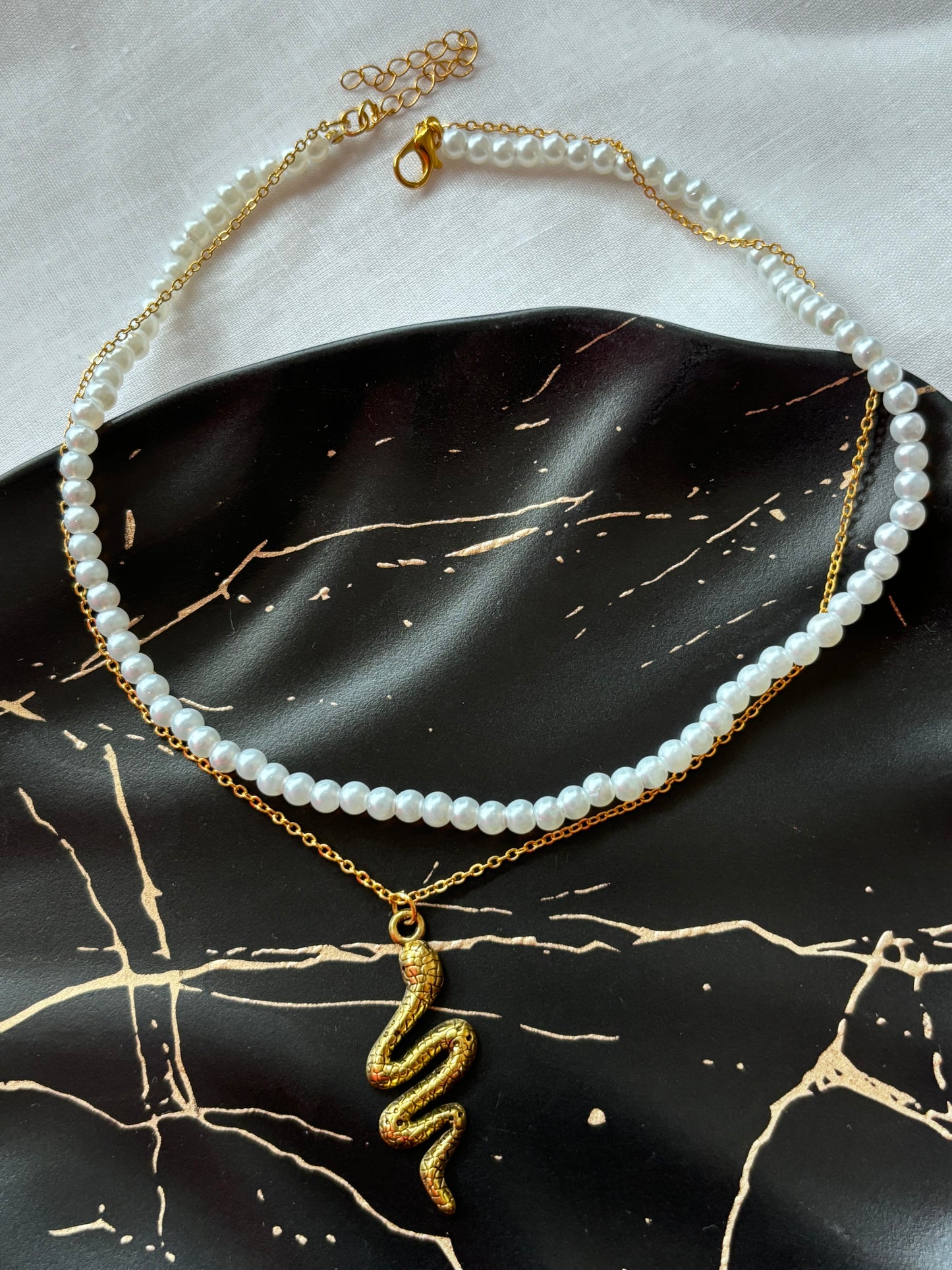 Double Layered Snake Chain