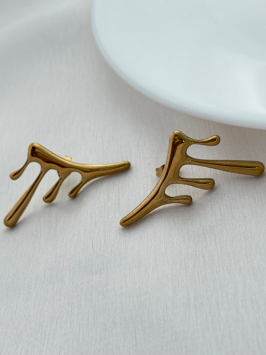 Liquid Gold Drip Studs