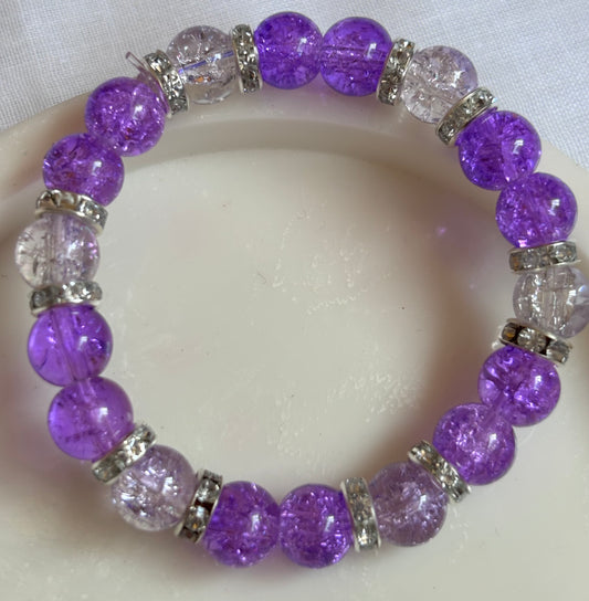 Purple Spacer Bracelet