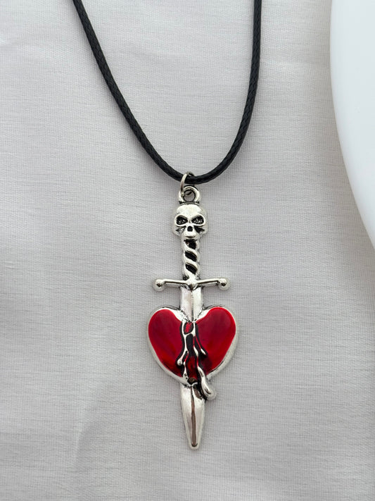 Skull & Sword Broken Heart Cord