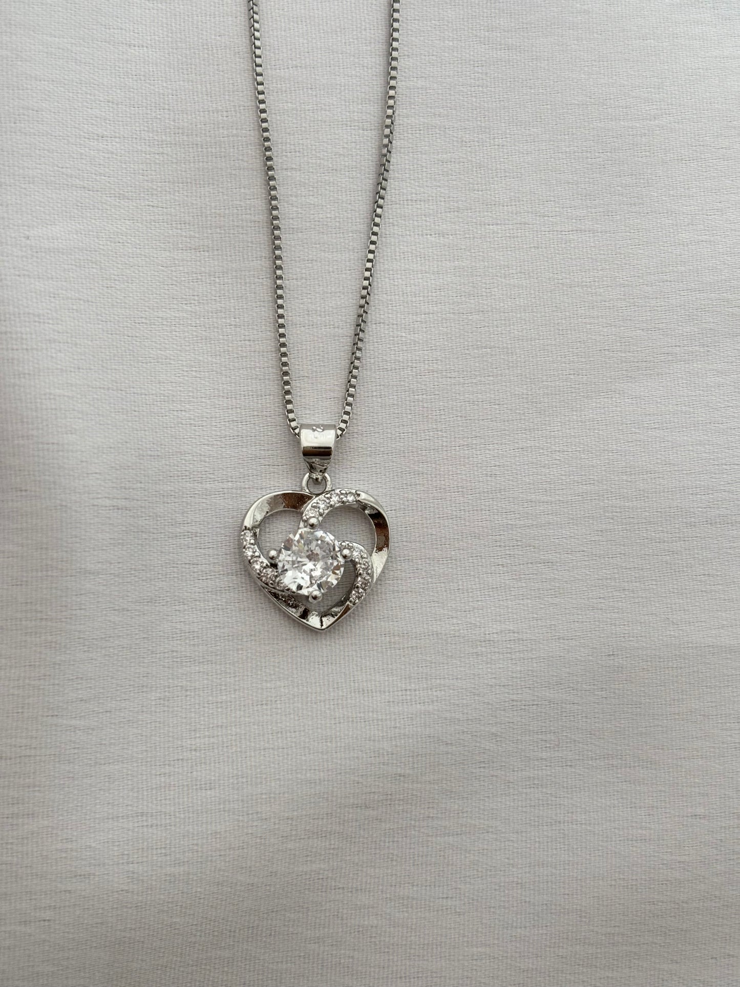 Sparkling Heart Necklace