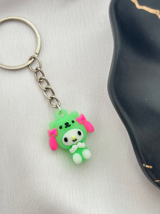 Neon Cuddle Keychain