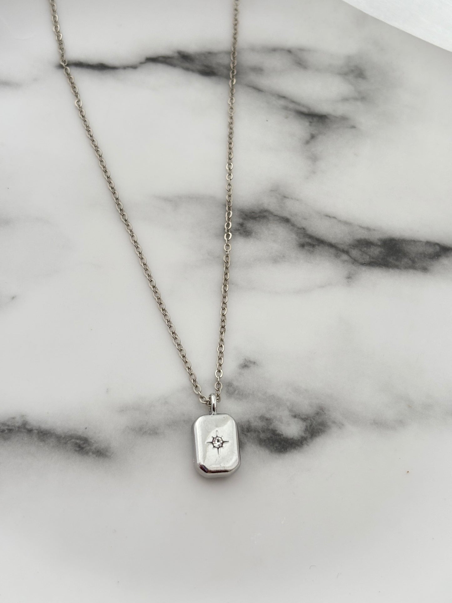 Celestia Tag Necklace