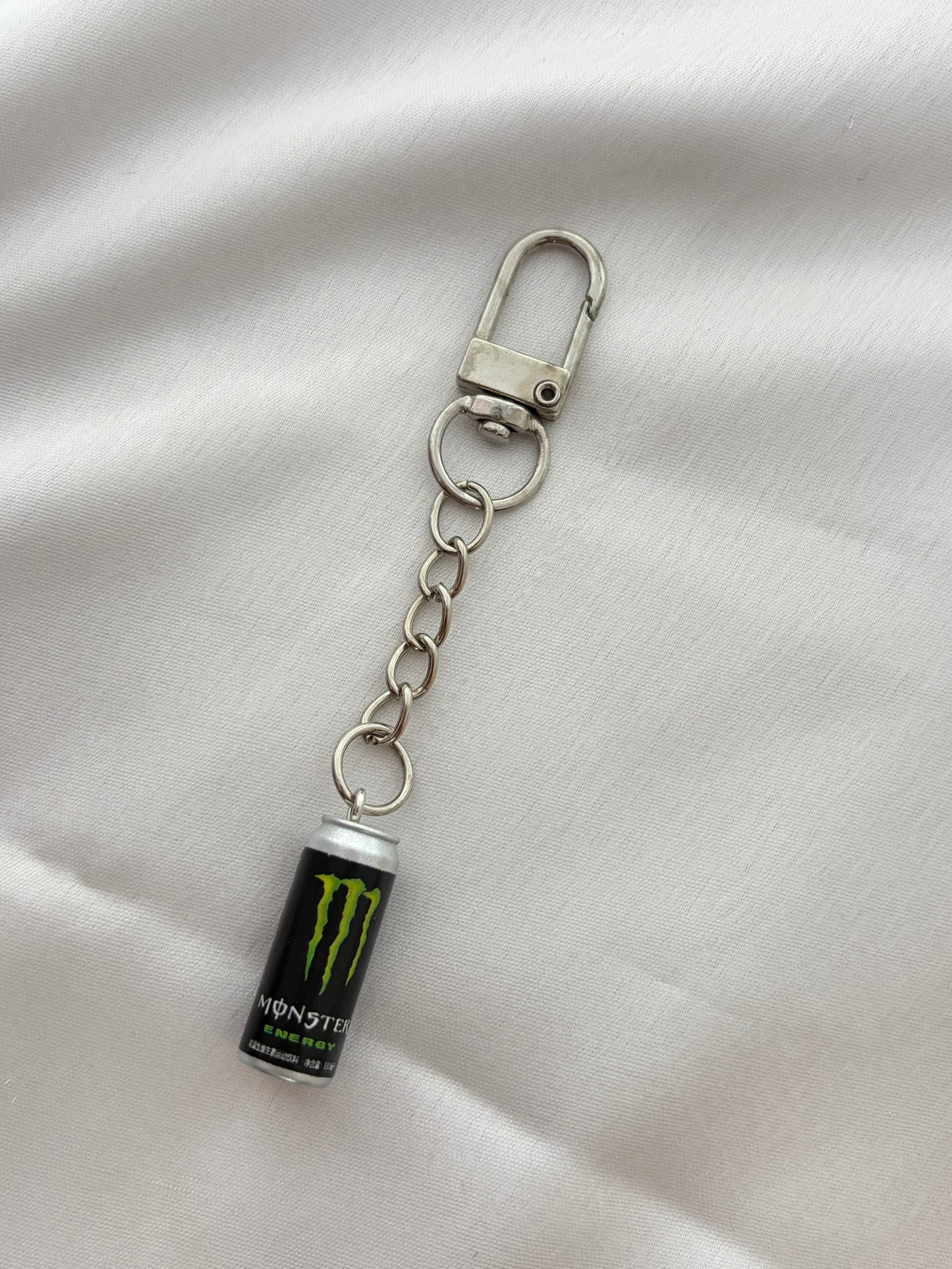 Miniature Monster Energy Can Keychains