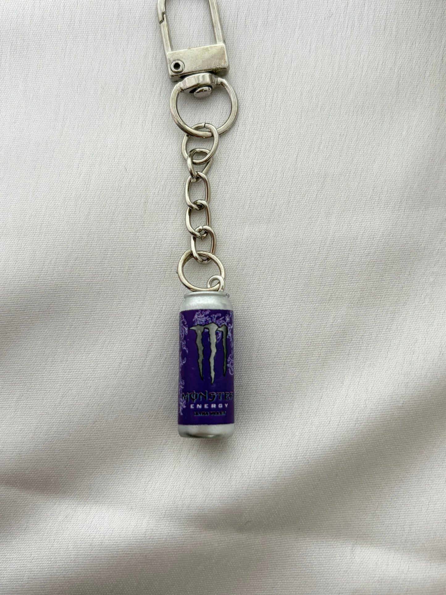 Miniature Monster Energy Can Keychains