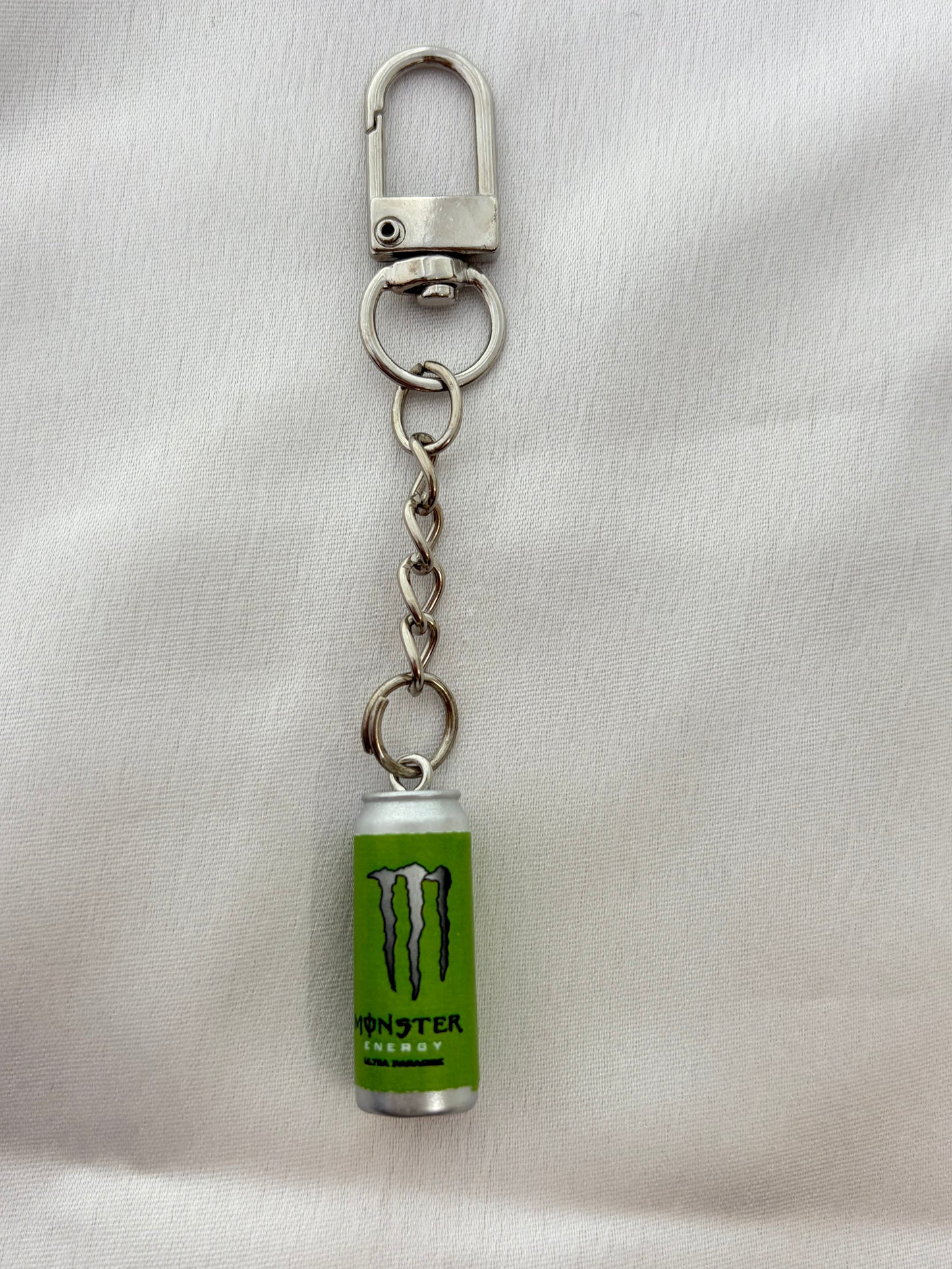 Miniature Monster Energy Can Keychains