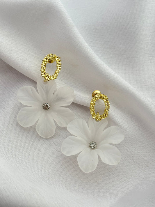 Floral Korean Earrings