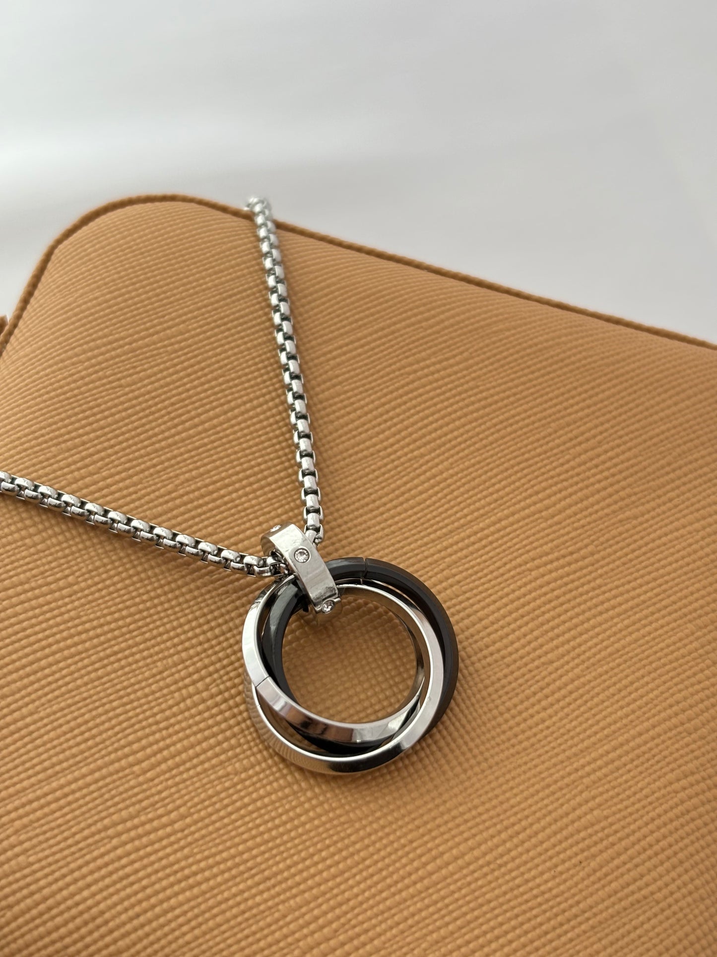 Dual-Core Pendant Necklace for Men!